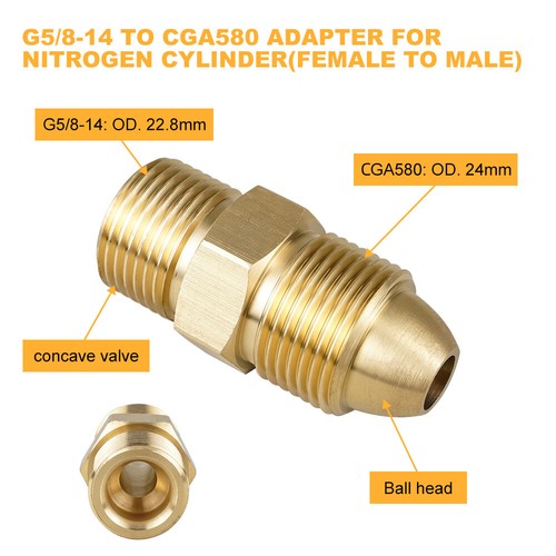 Nitrogen cylinder adaptor - nitrogen,