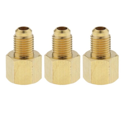3pcs brass sae - brass, 1/4''