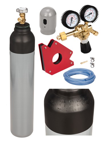 Nitrogen bottle full - nitrogen, cylinder